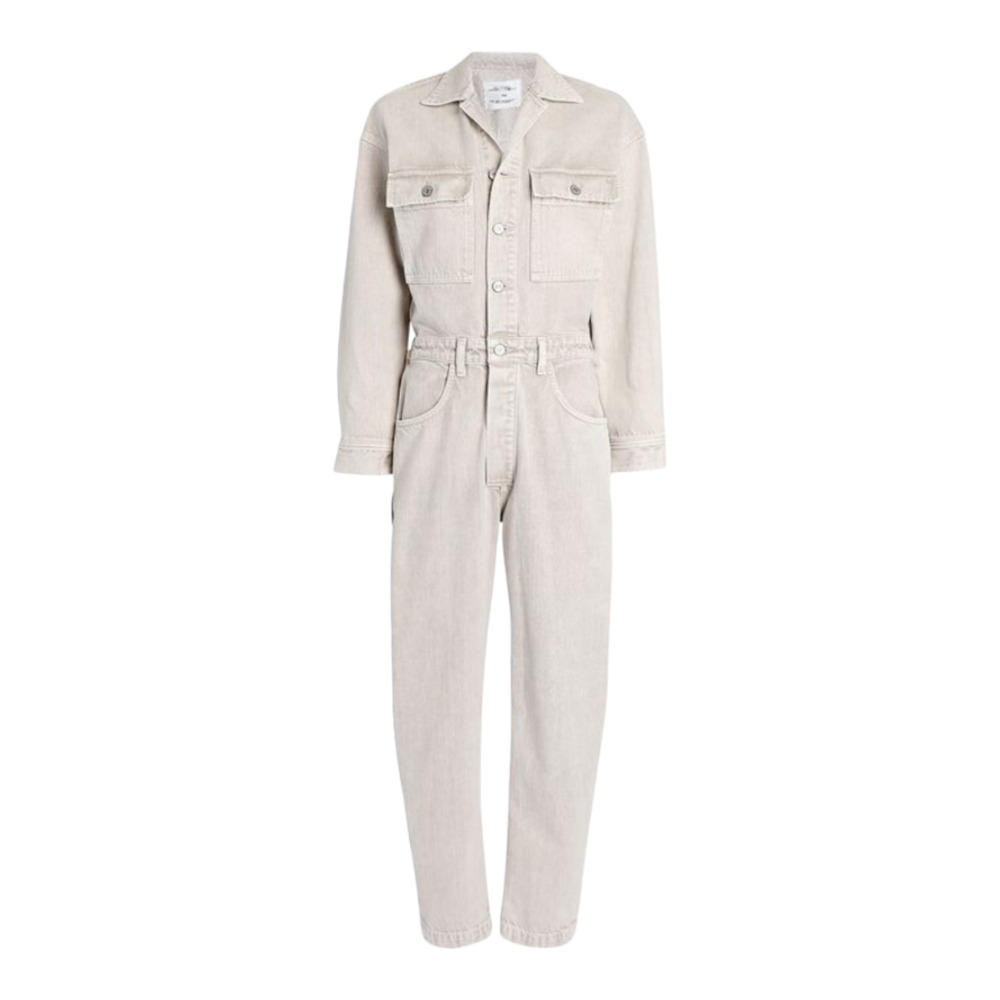 Citizens Of Humanity Liu Desert Denim Straight Jumpsuit Coverall Desert NWOT XS